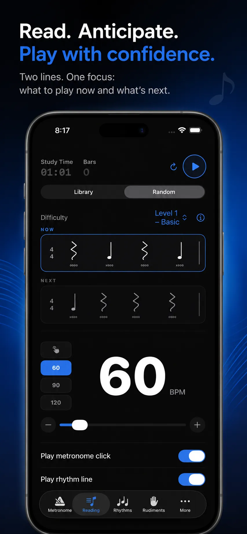 Drum Coach App Store screenshot 2 in English