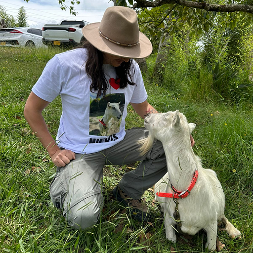 David Muñoz en una granja